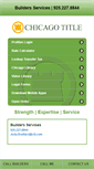 Mobile Screenshot of chicagotitlebuilderservices.com